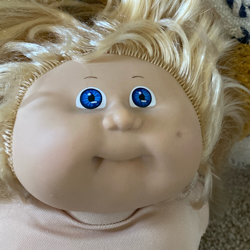 1986 Vintage Cabbage Patch Kids Doll Blond Hair - Picture 2 of 13